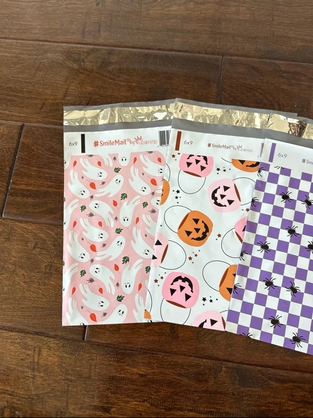 50 Pack - 6x9” Super Cute Mix of 3 Halloween Poly Mailers